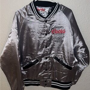 The Laundry Room Silver Bomber Jacket